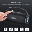 Caixa de Som Gravitus - Bluetooth Resistente a Água com Alto Falante Duplo 60W e Luz RGB