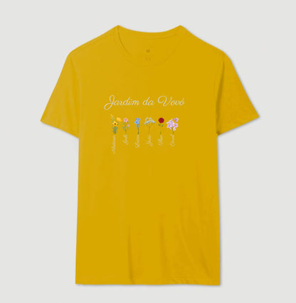 Vovó: O Jardim - Camiseta e Baby Look Confort