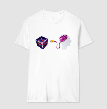 Ligado no cubo mágico - Camiseta Confort Masculina e Feminina