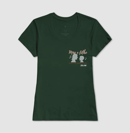 Mãe e Filho: O dueto  - Lateral - Camiseta e Baby Look Confort M e F