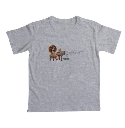 Boneca Pianista - Camiseta Infantil