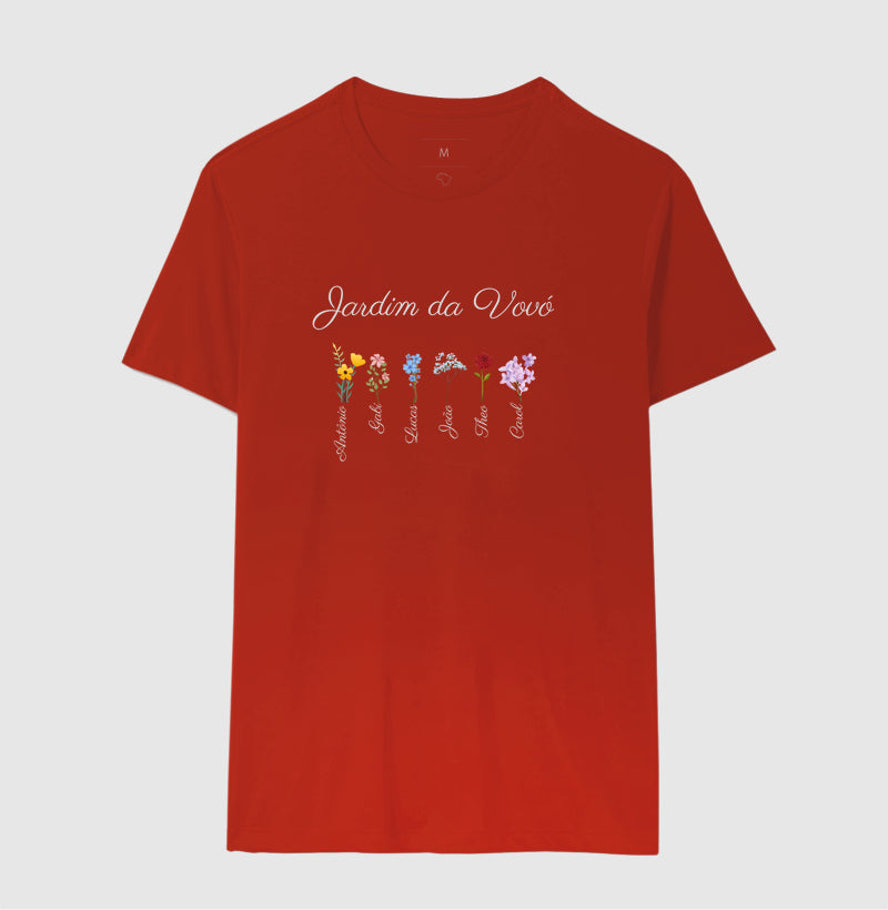 Vovó: O Jardim - Camiseta e Baby Look Confort