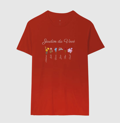 Vovó: O Jardim - Camiseta e Baby Look Confort