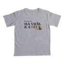 Música, vida e amor -Camiseta infantil Unissex 497146