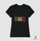 Reggae Gente de boa vibração gosta de Reggae -  Camiseta Algodão Peruano Clássica e Baby Look 497146
