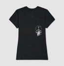 Gente livre gosta de Rock” — com a guitarra - Camiseta Confort (100% Algodão) Clássica e Baby Look 497146