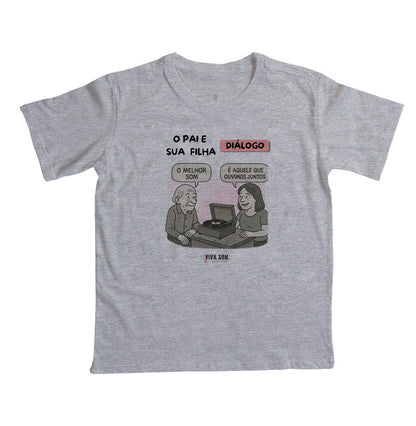 Pai e Filha: o melhor som - Camiseta infantil