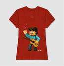 Violonista no Pixel - Camiseta infantil 497146