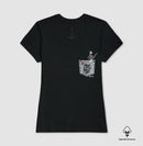 Bolso Jeans Rock'n'roll - Camiseta Masculina e Feminina (Algodão Peruano) 497146