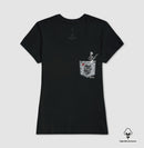 Bolso Jeans Rock'n'roll - Camiseta Masculina e Feminina (Algodão Peruano) 497146