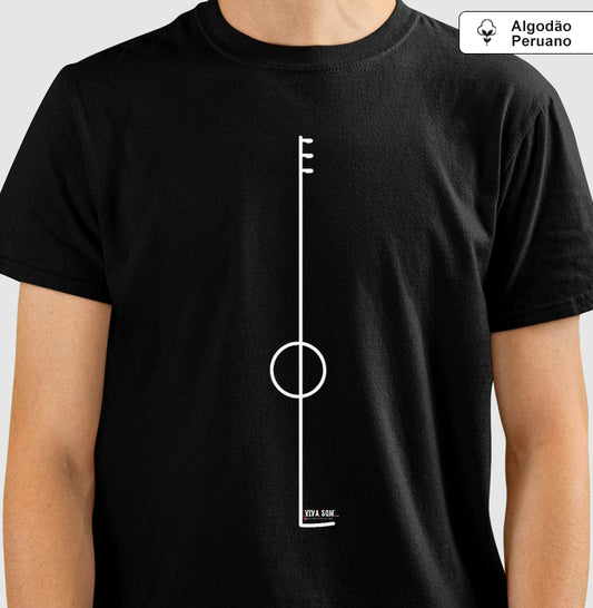 Violão básico - Camiseta e Baby Look (Algodão Peruano) M e F