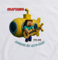 Crafitando no Pixel - Camiseta infantil