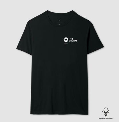Algodão peruano - Pai, o original - Emblema lateral - Camiseta Masculina(clássica) Feminina (baby look)