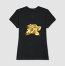 Rosa de Ouro Ampla - Camiseta confort Feminina 497146