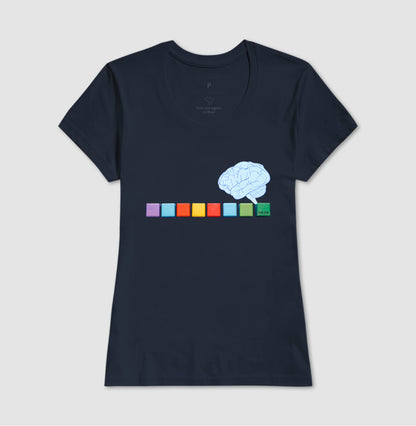 O pensamento colorido - Camiseta Confort Masculina e Feminina