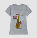 Sax: Gritar não é Melogia -  Camiseta e Baby Look Confort 497146