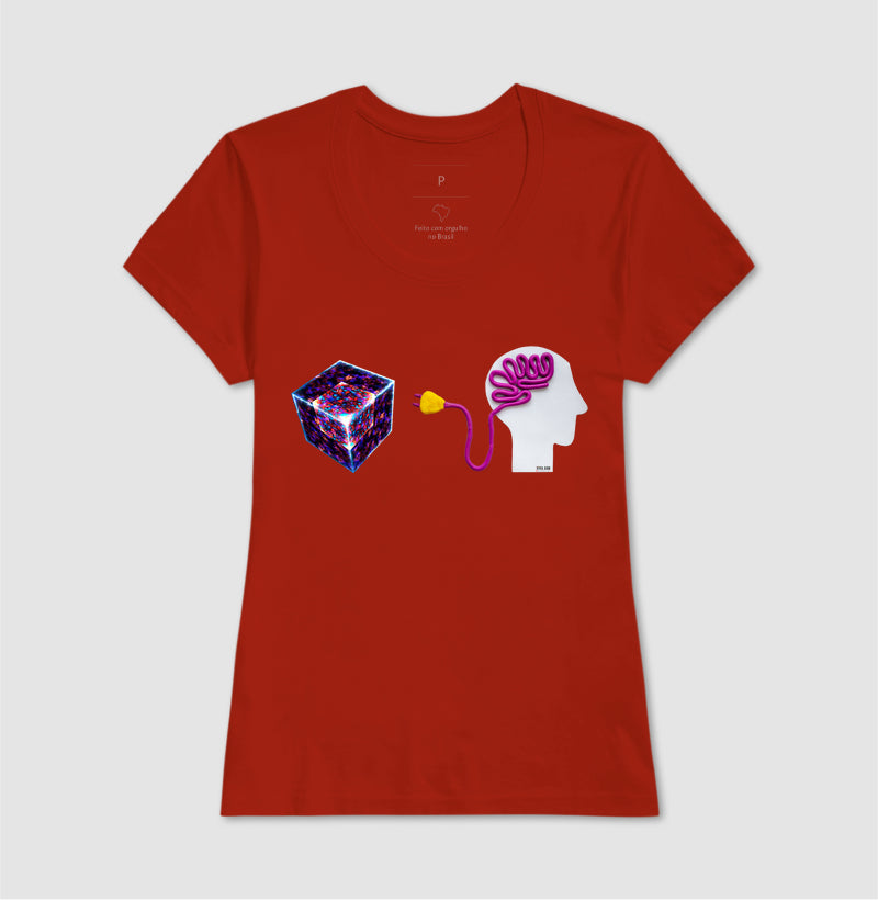 Ligado no cubo mágico - Camiseta Confort Masculina e Feminina