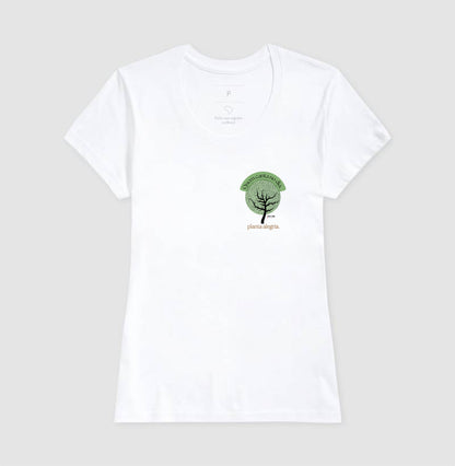 Árvore da Alegria “Quem Canta no Dia, Planta Alegria” - Camiseta Confort Feminina / Masculina (100% Algodão) 497146