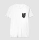 A energia do Rock: Bolso da Caveira - Camiseta Confort Masculina e Feminina 497146