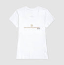 Notas Douradas “Quem Canta no Dia, Planta Alegria” - Camiseta Confort Feminina / Masculina (100% Algodão) 497146