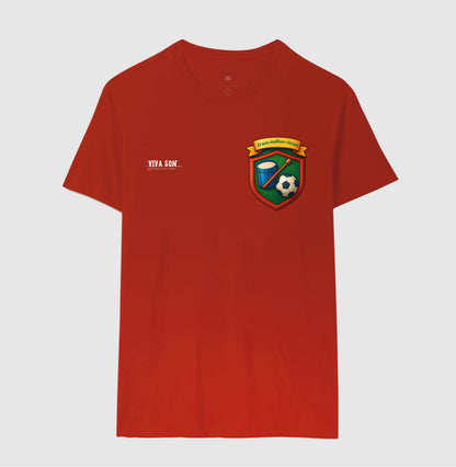Futebol - Tambor e bola no peito - Camiseta Masculina(clássica) Feminina (baby look)
