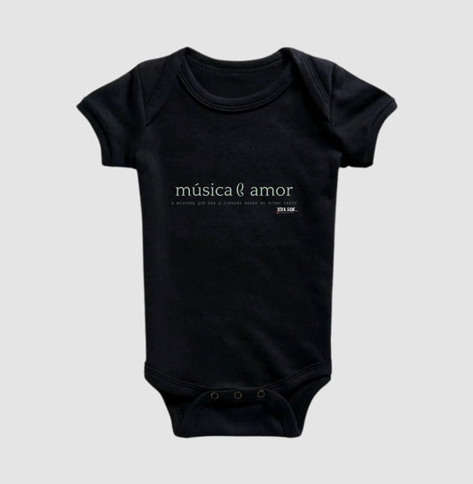 Música e Amor - Camiseta Masculina e Feminina