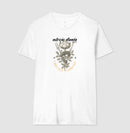 Nutrição Afinada, talheres e trem - 100% Algodão Clássica e Baby Look 497146