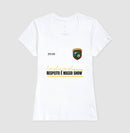 Futebol - Respeito é nosso show -  Camiseta Masculina e feminina (baby look) - Confort 497146