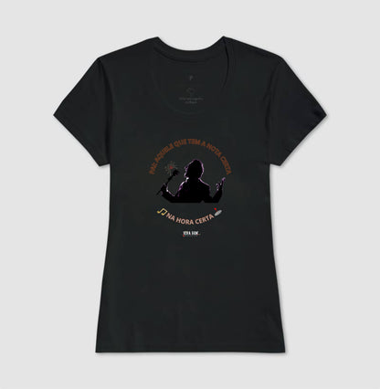 Pai: tem a nota certa - Masculina (camiseta) e Feminina (baby look) - Confort