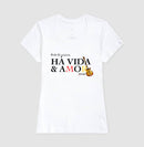 Música vida e amor - Camiseta Confort Feminina e Masculina 497146