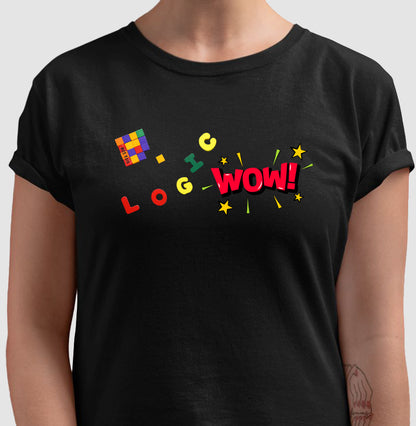 Uau! A lógica do Cubo Mágico - Camiseta Confort Masculina e Feminina