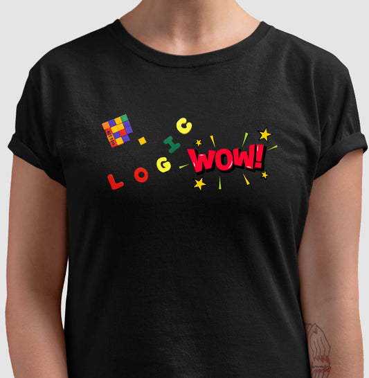 Uau! A lógica do Cubo Mágico - Camiseta Confort Masculina e Feminina