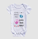Papai: do primeiro passo, ao maior abraço - Camiseta Confort Masculina (clássica) e Feminina (baby look) 497146