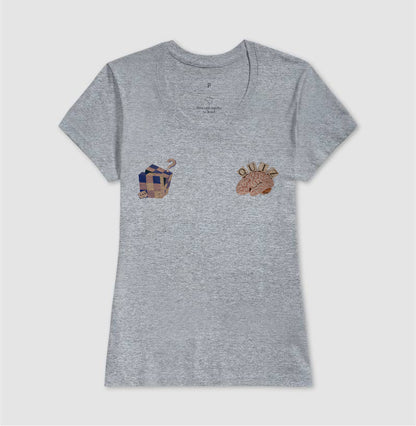 O cérebro e o cubo mágico - Camiseta Confort Masculina e Feminina
