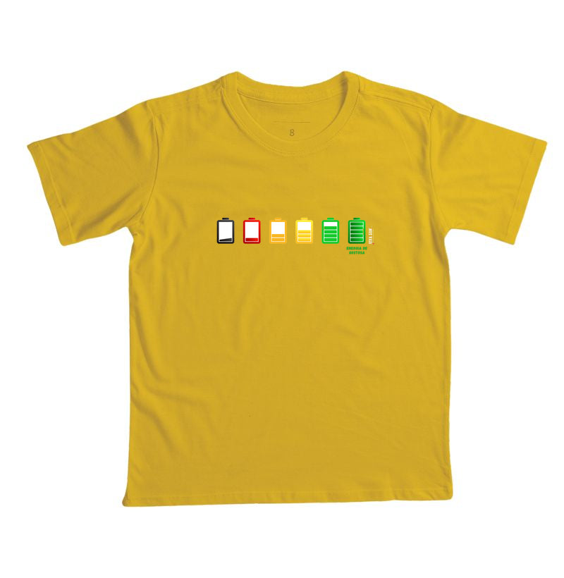 Bateria da Autoestima - Camiseta Infantil Feminina