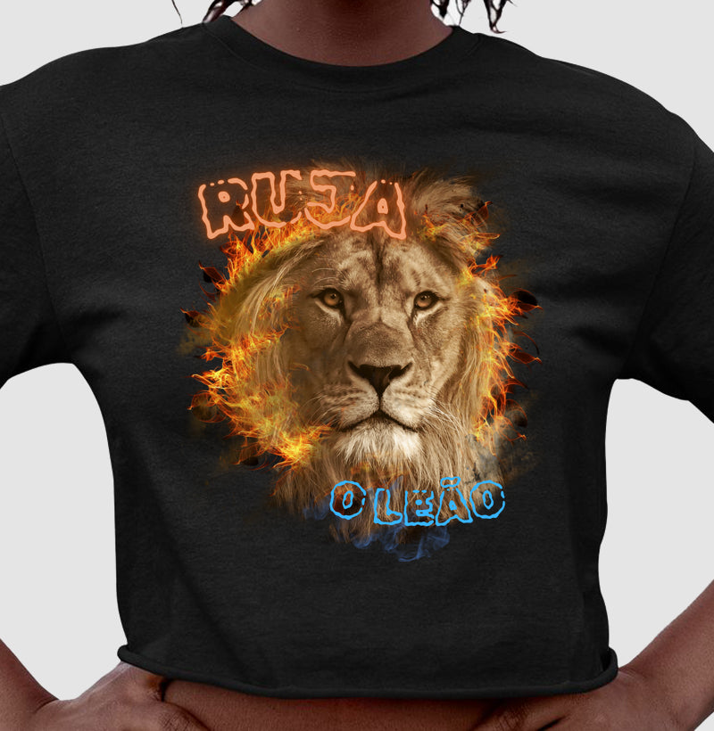 Ruja O Leão - De Cropped (Personalizada)