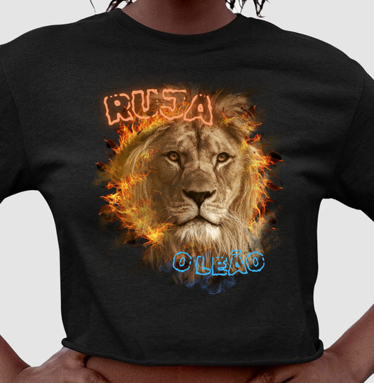 Ruja O Leão - De Cropped (Personalizada)