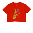 Sax: Porque gritar não tem melodia - Camiseta e Baby Look Confort 497146