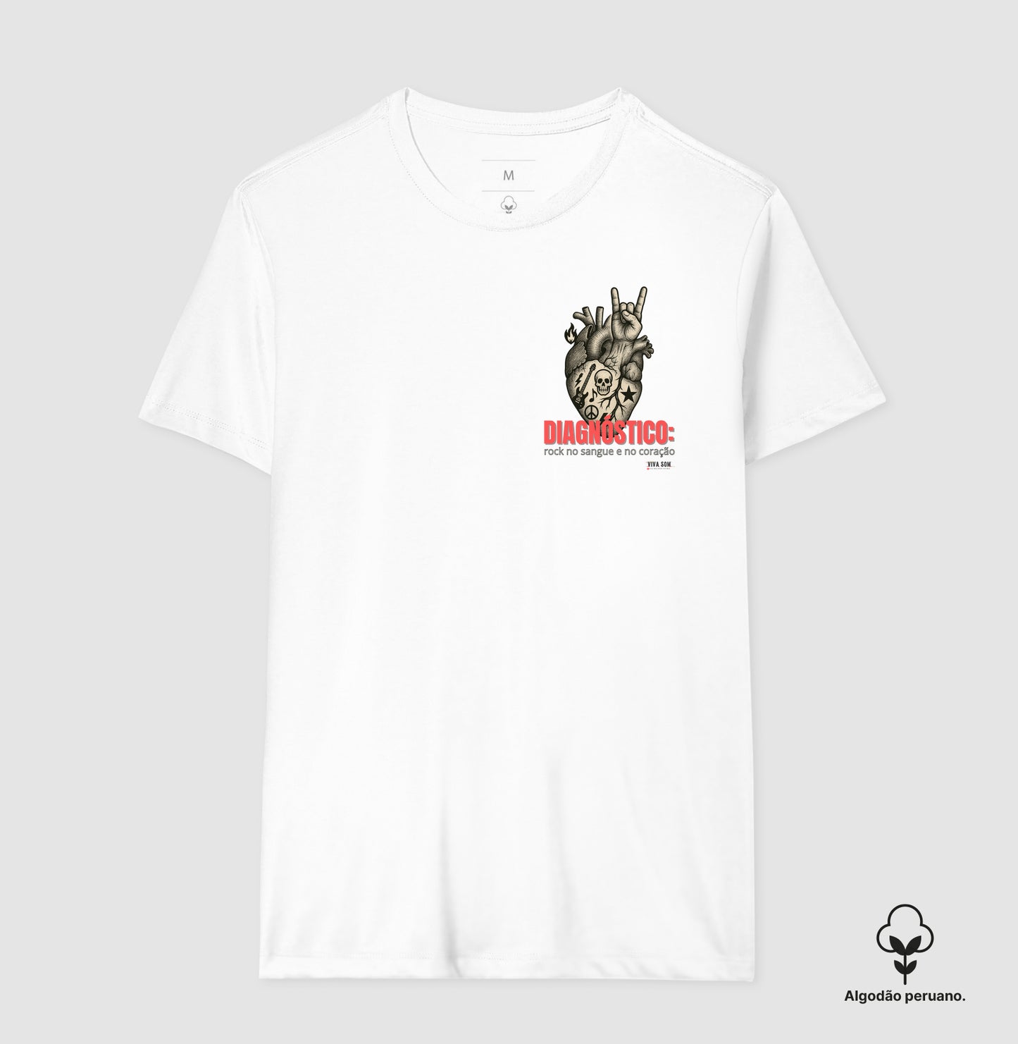 Médico: O diagnóstico ( lateral) - Camiseta e Baby Look Algodão Peruano