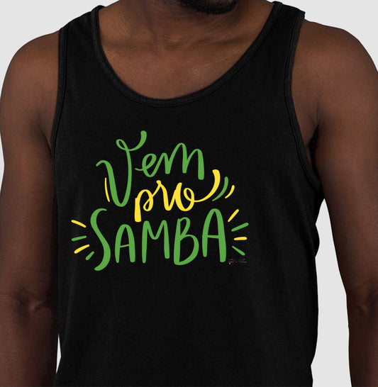 Vem pro Samba - Regata Verão Unissex