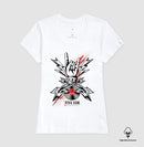 Rock: Disco de Rockn roll - Camiseta Masculina e Feminina - (Algodão Peruano) 497146