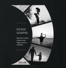 A trilha: da filha para o pai - Camiseta Masculina e feminina (baby look) - Confort 497146