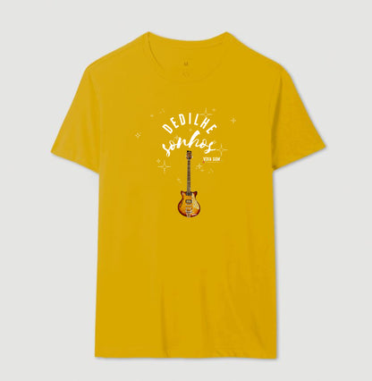 Dedilhe Sonhos - Camiseta Confort Masculina e Feminina