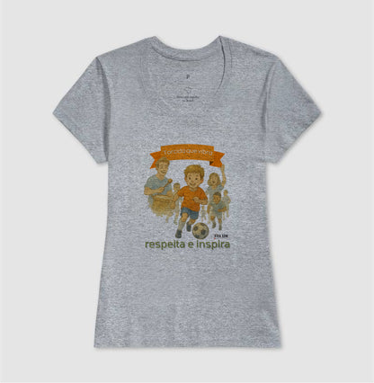 Futebol - Torcida que vibra (central grande) - Camiseta Masculina(clássica) e Feminina (baby look)