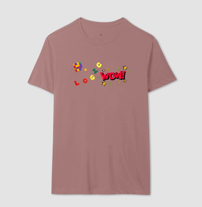 Uau! A lógica do Cubo Mágico - Camiseta Confort Masculina e Feminina