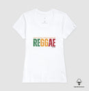 Reggae Gente de boa vibração gosta de Reggae -  Camiseta Algodão Peruano Clássica e Baby Look 497146