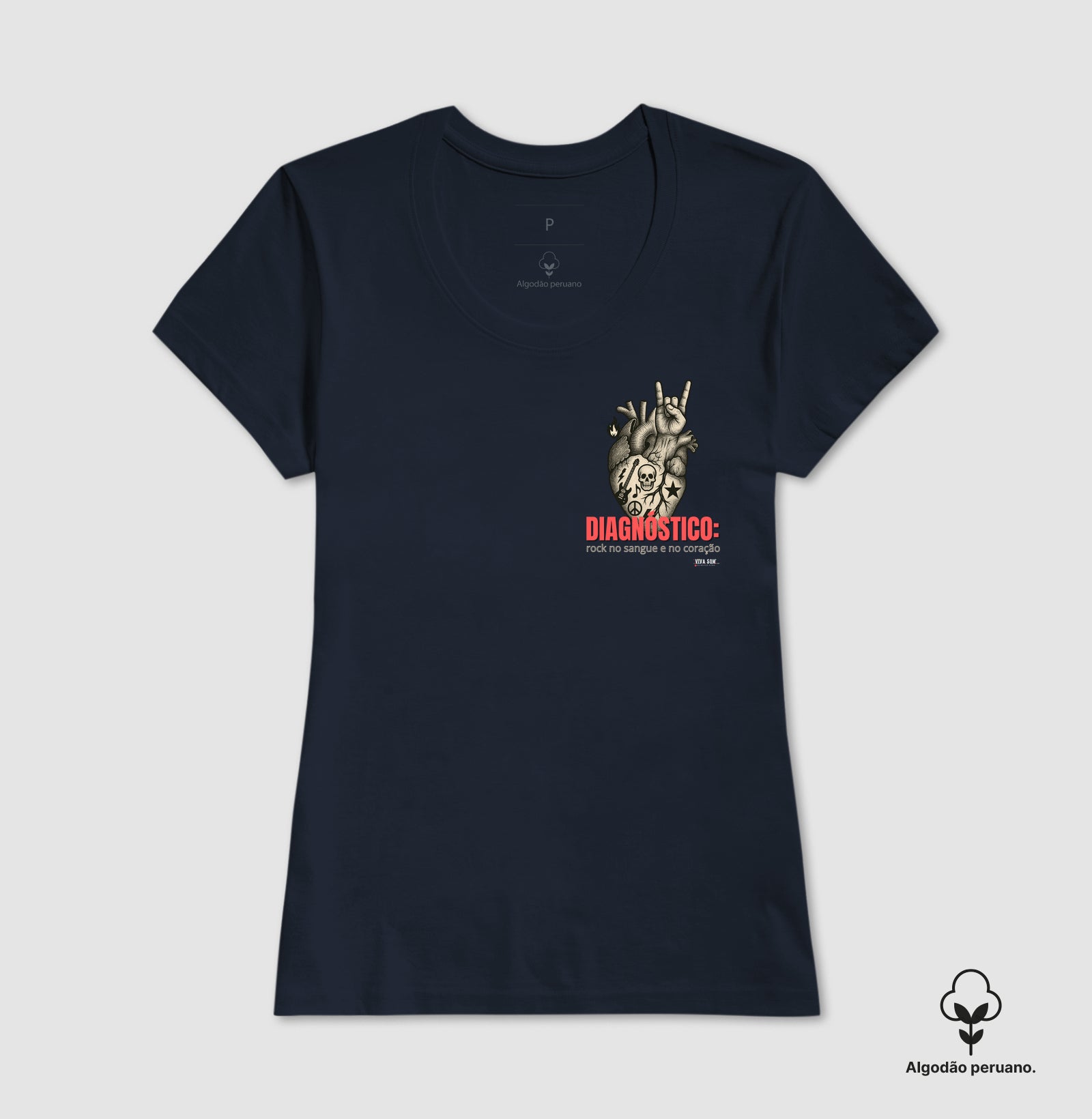 Médico: O diagnóstico ( lateral) - Camiseta e Baby Look Algodão Peruano 497146