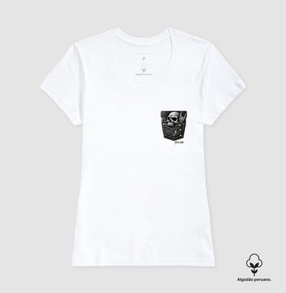 Bolso rock 'n' roll - Camiseta masculina e feminina (algodão peruano) 497146