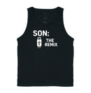 Algodão peruano - Filho, o remix do pai- emblema central -Regata Unissex 497146