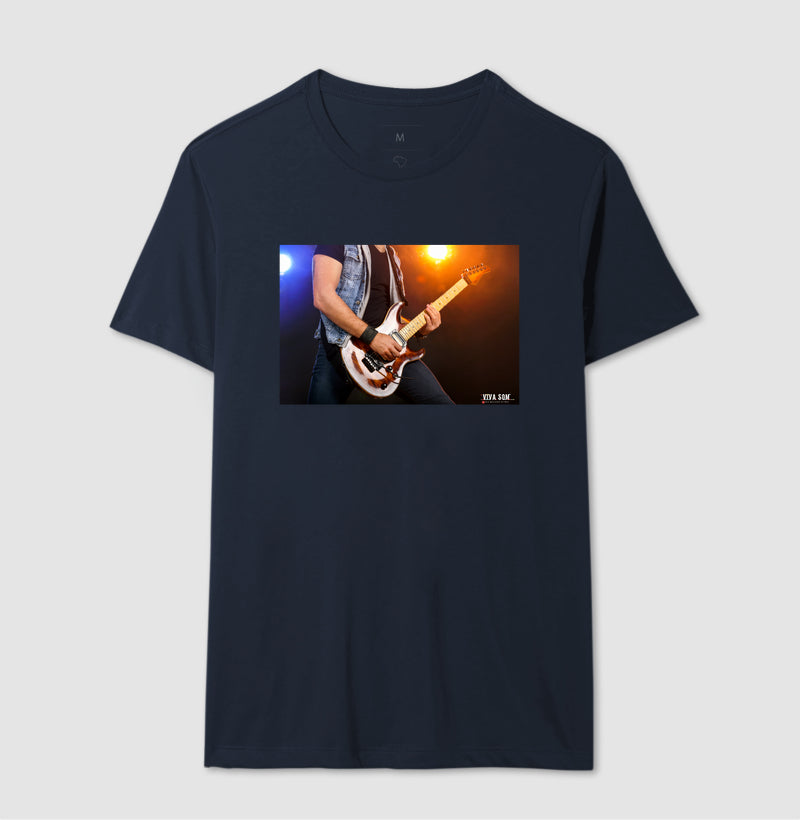 Rock: Tocar Guitarra - Camisa Confort Masculina e feminina